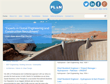 Tablet Screenshot of planrecruit.com